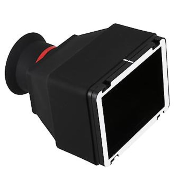 LCD Søger 3.2 Tommer 3x Lup Forstørrelsesøjekop Til Universal 3.2 tommer Skærm DSLR Kamera Gummi