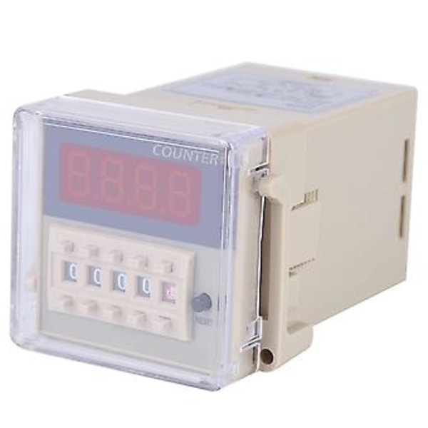 AC 220V 3A Digital Räknarrelä DH48J-8 1-999900 LED-Display