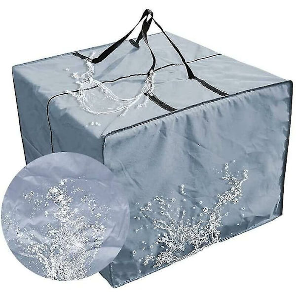 Utemøbelpute Oppbevaringspose Vanntett Beskyttende Oppbevaring Bære 81x81x61cm 210d