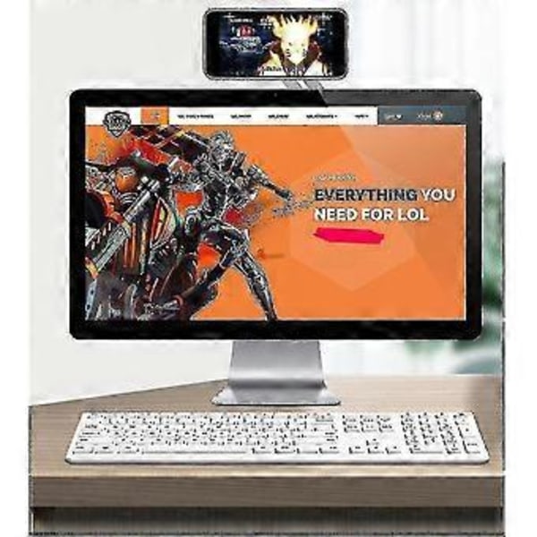 Skärmhållare Laptop Sidomonteringsklämma Magnetisk Anslutning Surfplatta Fäste Dubbel Skärmvisning Betterlifefg