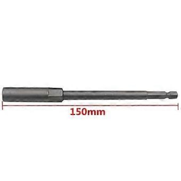Slagdrill Bar Skiftenøkkel Forlenger 8 stk. Sokkeladaptersett 8 stk. Muttertrekker Lang Metrisk 150 mm 1/4 Tomme