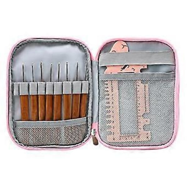 Kun Hæklenåls Etui, Hæklenåls Etui Organizer, Hæklenåls Opbevarings Etui Tomt, Hæklenåls Etui (Kun Taske)