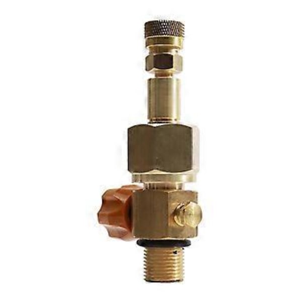 Påfyllingsflaske Co2 Adapter Koblingssett Hurtigadapter for Høytrykksgassflaske med 8mm Hunnhode 5/8-18UNF
