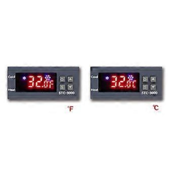 STC-3000 Højpræcisions Digital Termostat til Inkubator Temperaturregulator Termoregulator Opvarmning Køling 220V