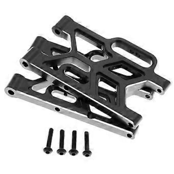 Frontfjæringsarm i aluminiumslegering ARA330789 for Arrma 1/8 Mojave Rc Bil Oppgradert Del Svart