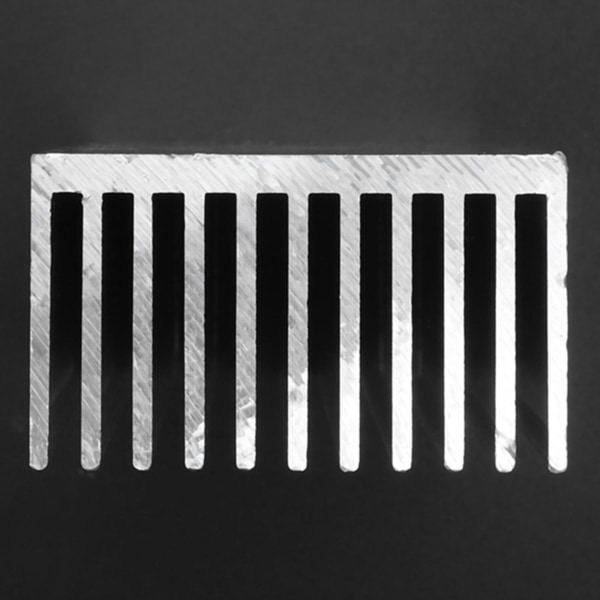 2x Sølvfarvet Aluminium Radiator Heatsink Heat Sink 100x50x30mm