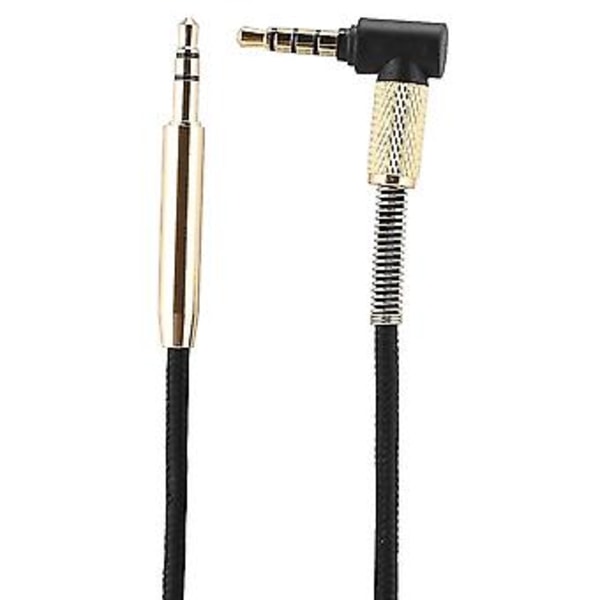 3,5 mm lydkabel Hi-Fi Stereo TPE-ledning Lav Latens Tapsfri Lydoverføring (Med Mikrofon)
