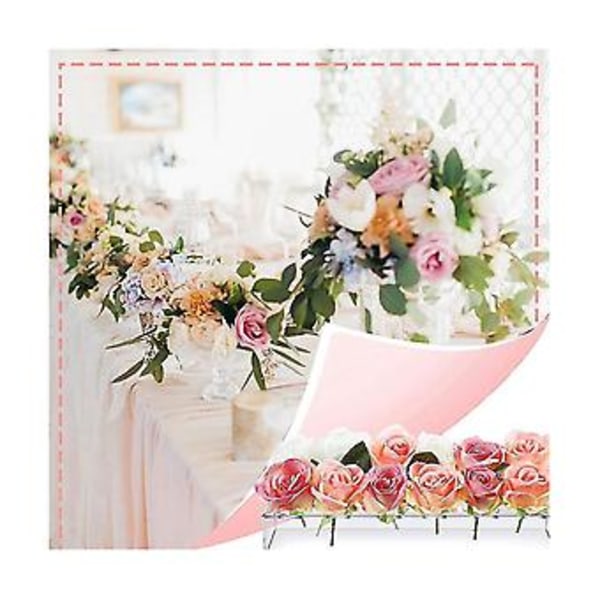 Rektangulär Blomsterdekoration för Matbord, Blomvas, Blomsterarrangemang för Matbord