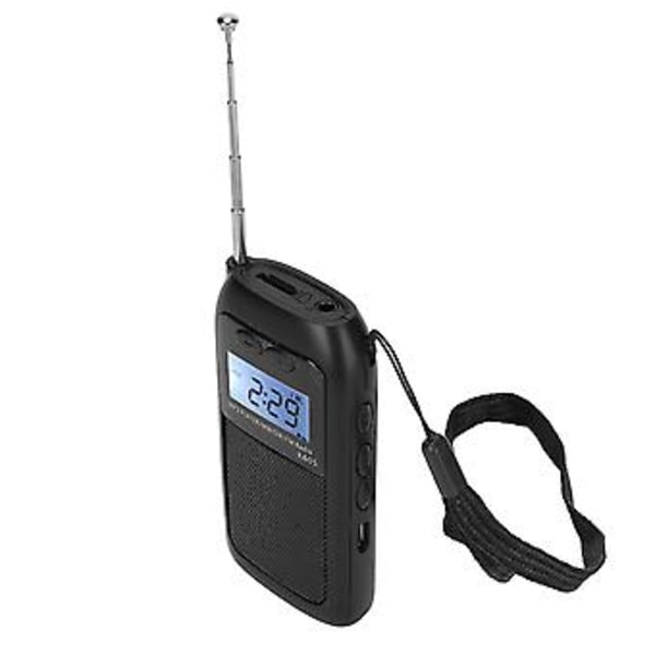 Digitaalinen radio monitoimi FM MW SW täysi taajuus tukee MP3-toistoa taskuradio lenkkeilyyn ja kuntosalille