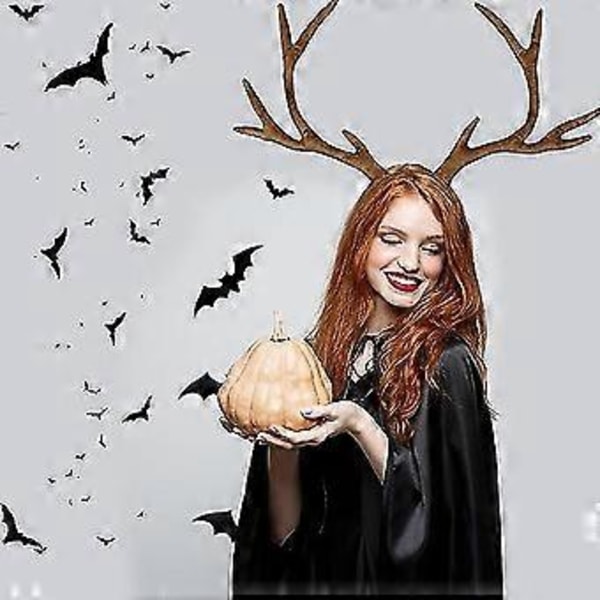 Hodebøyle med justerbart hjortegevir Reinsdyrgevir Elg Cosplay SHZNV