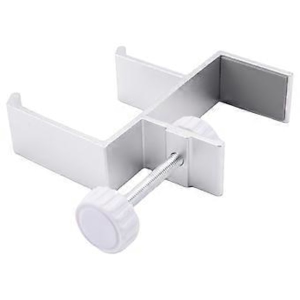 Justerbara Hängande Krokar Skrivbord Sida Hängande Väska Hållare Clip-on Hörlurshållare Skrivbordsbänkskiva Krokar Fästen Silver
