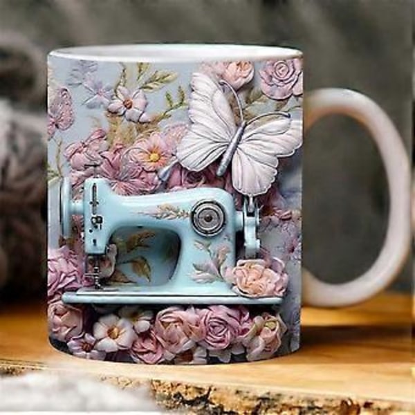 Ny 3D Syning Malet Krus 3D Rum Krus Boligindretning Krus Kaffekopper Rumdekoration og Display B