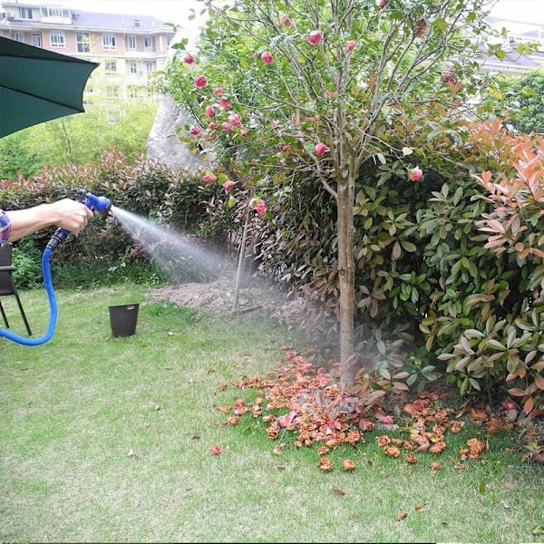 Hageslange, 100ft/30m Ekspanderbar Hageslange Fleksibel Slange Ekspanderbar Slange med 7 Multifunksjonelle Sprayhoder for Hagearbeid, Bilvask, Vanning