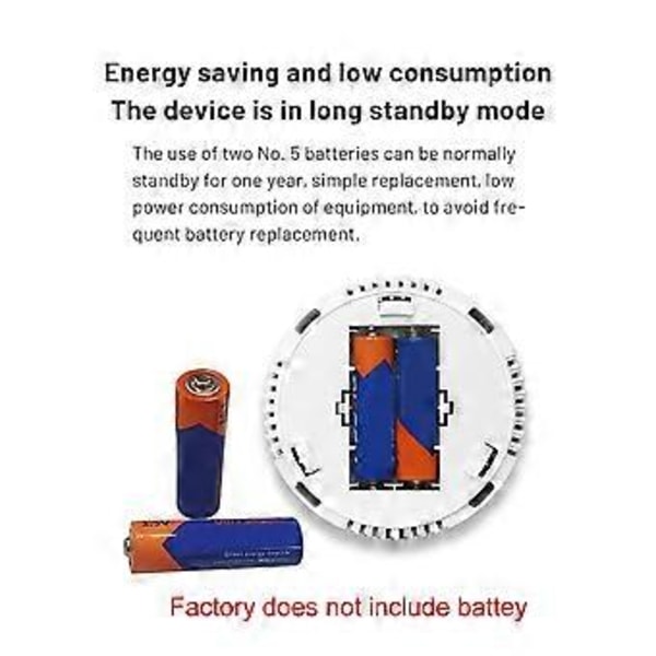 Tuya Wifi Kulilte Detektor med LCD Display 70DB Alarm Lyd CO Gas Sensor Hjem Sikkerhedsbeskyttelse Smart Life