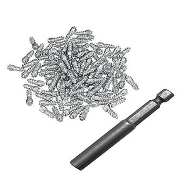 200 st 9mm Däckdubbar Karbid Skruvspikar Halkskydd Anti-is För Bil/SUV/ATV/UTV Med Installation
