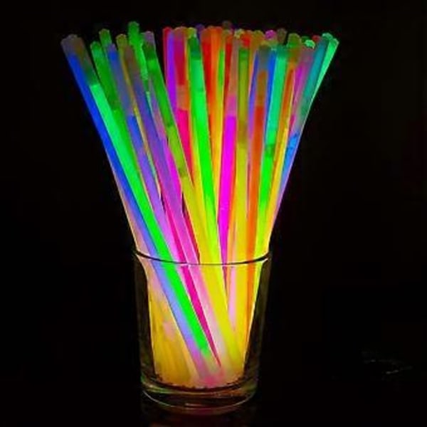 100 Premium Kvalitets Glow Sticks Til Børne Kæder Perfekt Til Børn Og Voksne