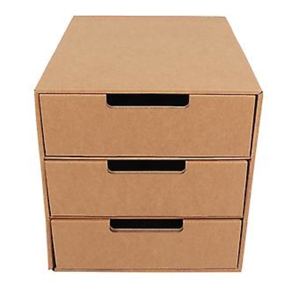 3-kerroksinen vedenpitävä paksu luokiteltu säilytyslaatikko A4-paperille, kirjoille, lehdille ja asiakirjoille