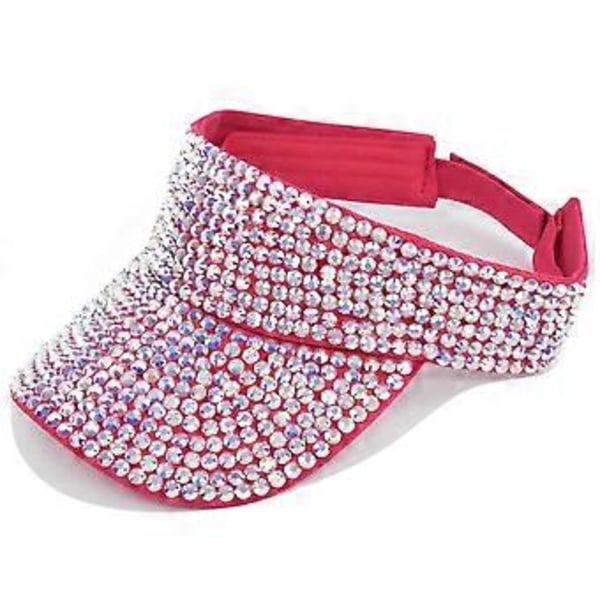 Sommer punktbor tom top baseball kasket mode diamant solskærm all-match topløs peaked cap solbeskyttelse solskærm