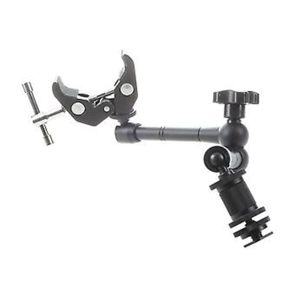 11\" Tommers Friksjonsleddet Magisk Arm + Superklemme Krabbetang Klips For DSLR