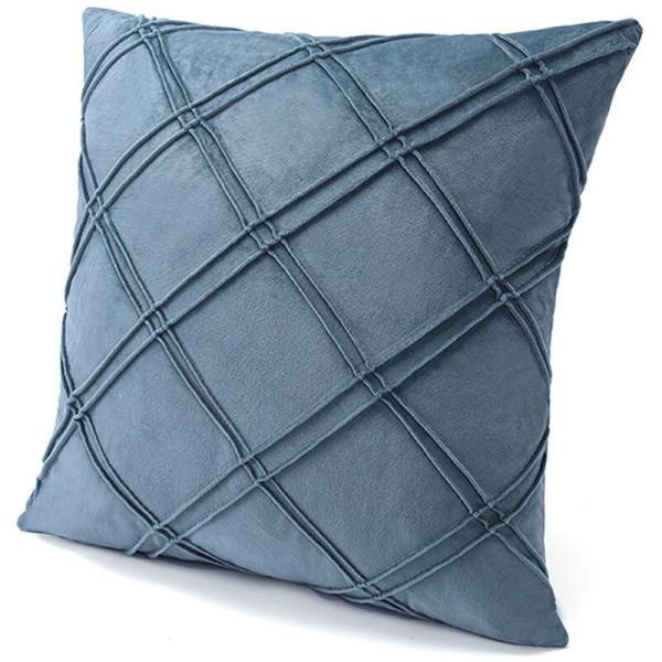 Cover cushion cover silver edge home office travel pillow Square pillow cushion cover acid blue 4545cm