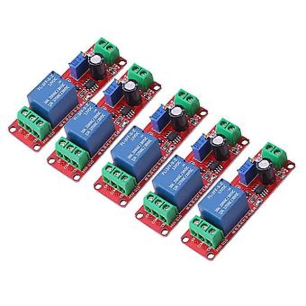 5 stk. Ne555 Dk555 R S Justerbar Tilkoblingsmodul Relémodul 12V Rel