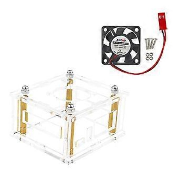 Kapslingsbox Akrylfodral för Orange Pi Zero3 Utvecklingskortskapslingar