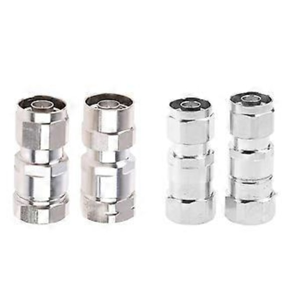 2-pack 1/2 Coxialkabel Matarkontakt 50-12 Super Typ L Rf Adapter Rostskydd