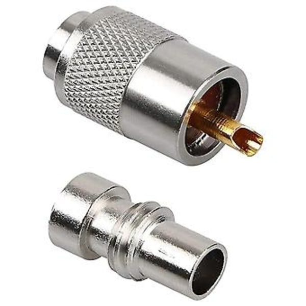 10-pack UHF/PL-259 lödkontakt med reducerare för RG8X, RG8