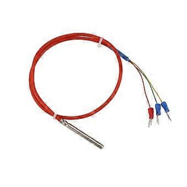 Temperatursensor PT100 Vanntett Ledning Termisk Motstand Silikon Ledningsbeskyttelseskabel