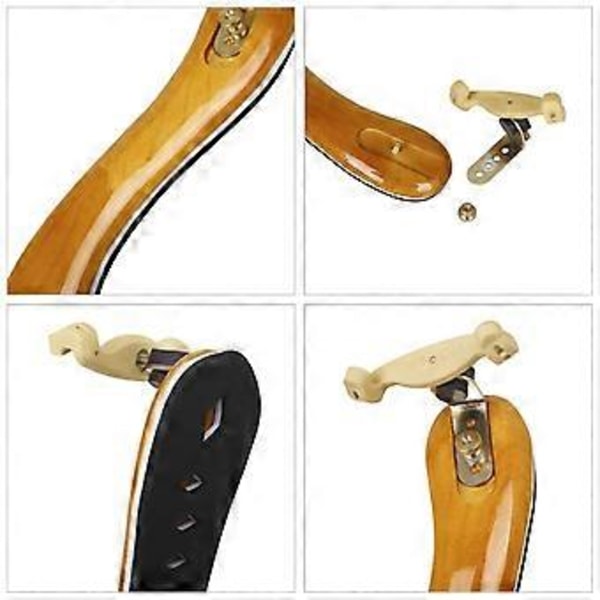 4/4 Violin Axelstöd Rack Ergonomisk Bekvämt Axelstöd, Justerbart