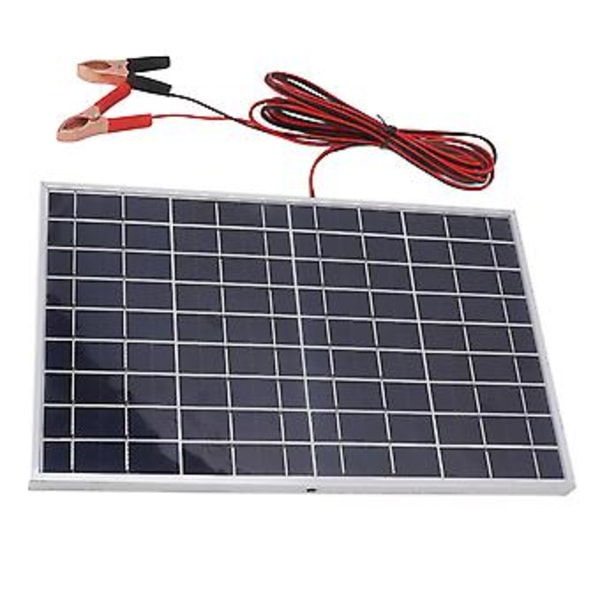 Solpanel Kit, Solpanel 30W 18V Solcelleoplader til Hjemmet Solpanel Ekstraordinært Håndværk