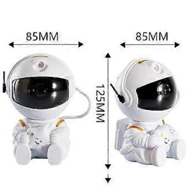 Astronaut Projektor LED Natlampe Stjerne Projektor Lampe Dekoration Soveværelse Værelse Dekorativ til Børn Gaver A