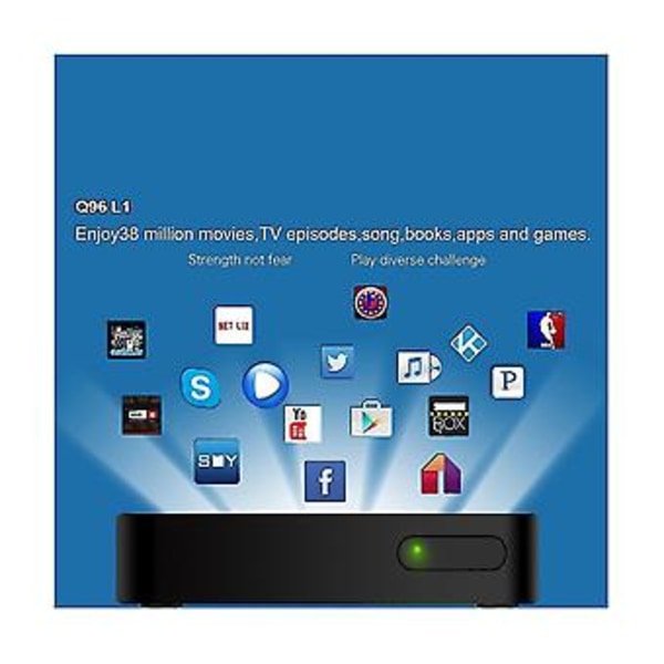 Q96 L1 Tv Boks 4k Tv Set Top Boks Wifi Set Top Boks Core 1gb+8gb Android Afspiller