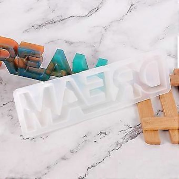 Resin Støbeforme Silikone Drømmeforme Til Resin Støbning Spilforme Epoxy Resin Forme 1 stk.-