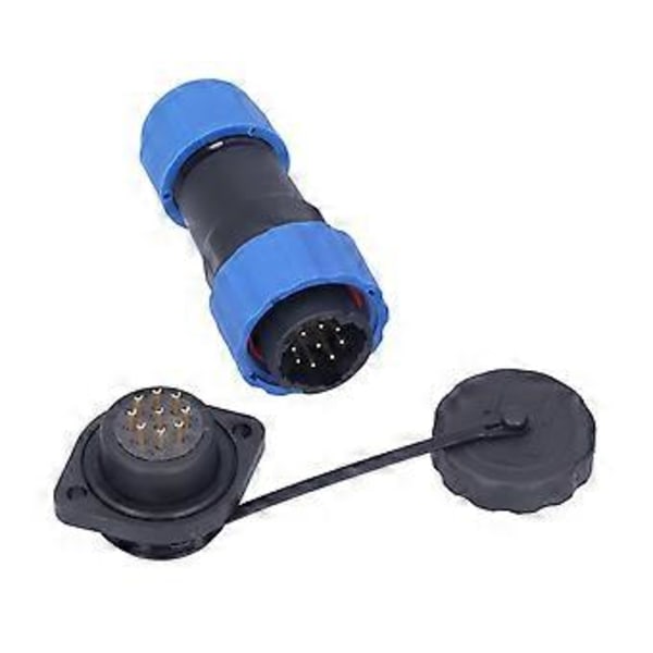 IP68 Vedenpitävä Pistokepesän Laippa Ilmailu Uros Naaras Jatkojohto Virtaliitin AC250V 5A SP209 Pinni