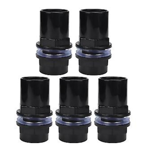 5 st/set PVC Akvarium Vattenrörskarv Rak Röranslutning Akvarietillbehör (32mm)