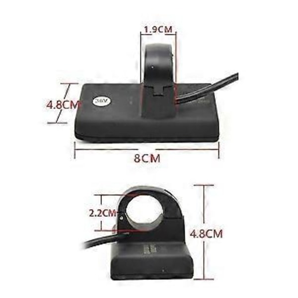 S866 Elektrisk Cykel Display LCD Meter Til Intelligent Controller Ebike Panel SM Stik Elektrisk Cykel