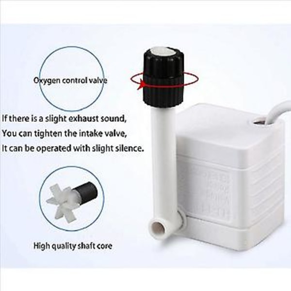5v - Pumpe Tank Nedsænkbar Pumpe Ultra-stille Hold Functal Diy Cirkulerende Fi