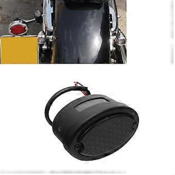 Motorcykel Retro LED 12V Broms Bakljus Chopper Bakljus Bakre Lampa för Bromsljus