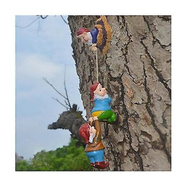 Fy En Gnome Statue, Resin En Gnome Tree Hugr Utendørs R Tilbehør