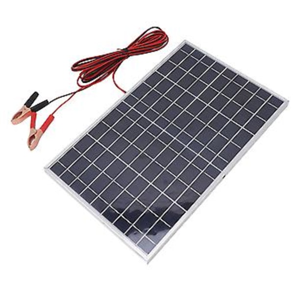 Solpanel Kit, Solpanel 30W 18V Solcelleoplader til Hjemmet Solpanel Ekstraordinært Håndværk