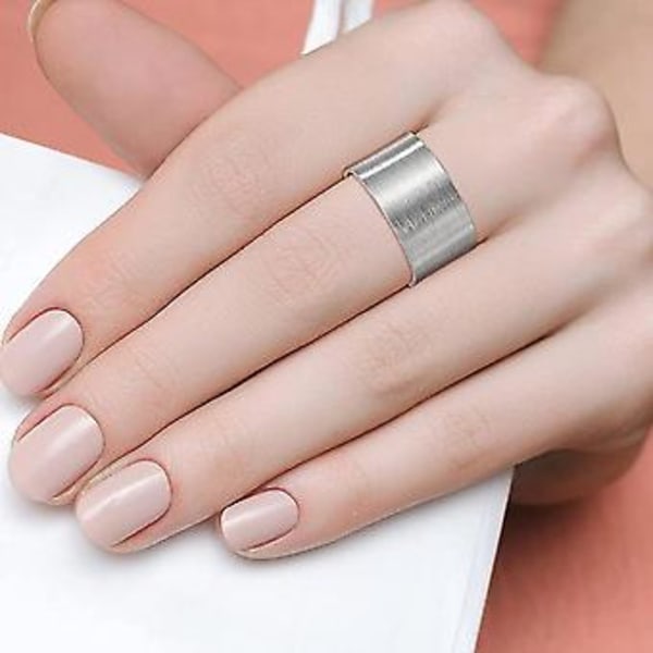 12 Stycken Metallstämplingsämnen Aluminiumringar Ämnen 1,2 x 5,7 cm Böjningsämnen Ringar Ämnen Fo