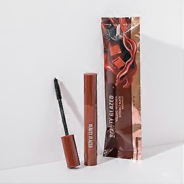 BEAUTY GLAZED 8g Volume Mascara Bukker Tykke Langtidsholdbare Vandtætte Udtværingsfri Lange Øjenvipper