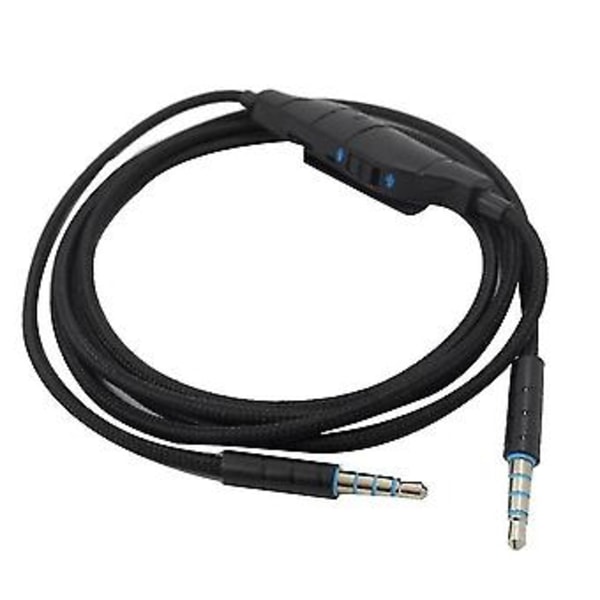 3,5 mm øretelefon lydkabel med inline kontrol