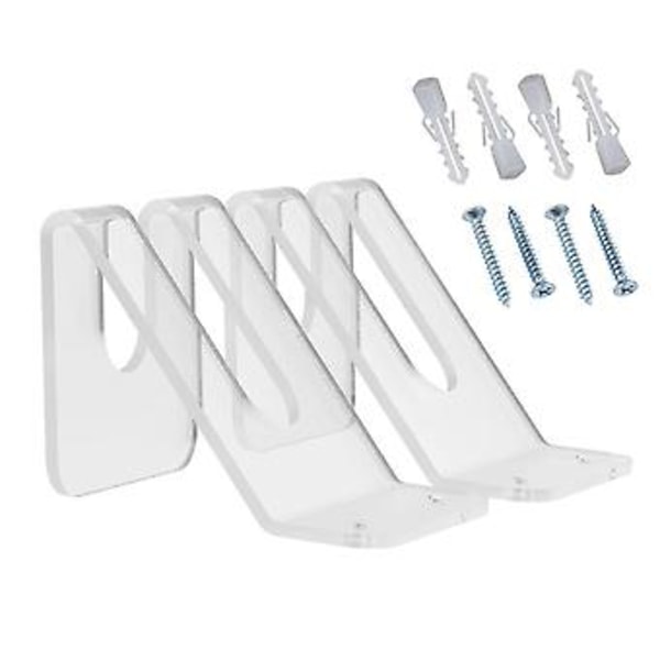 2 stk. Akryl K Padle Rack Tilbehør Kano Sup K Padle Rack Båt Padle Display Hol