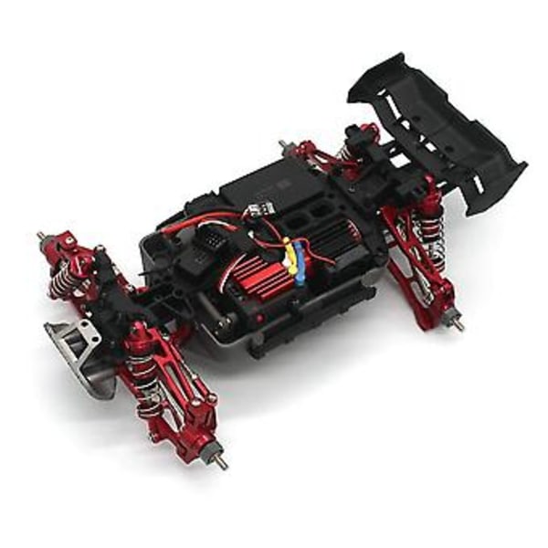 4kpl Metallinen Etuohjaus ja Palikka Takapyörän Navat H16 16207 16208 16209 16210 1/16 Rc Auton Päivitysosat, harmaa