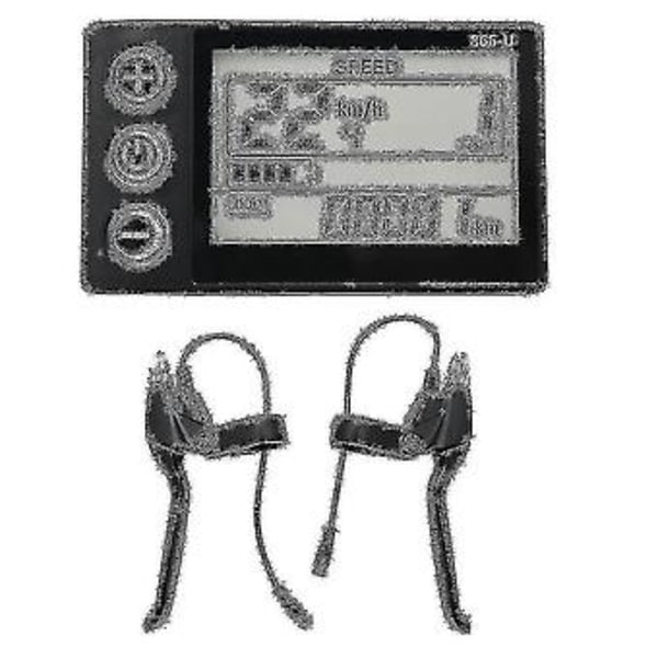 24v 36v 48v 60v 866 Controller Panel Dashboard+bremsegreb Elektrisk Cykel LCD Display Til Elektrisk E