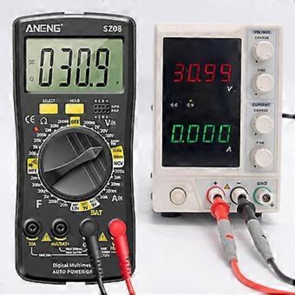 Digital Multimeter Ultratunn Förvaring Professionell Multimetro Auto Voltmeter AC