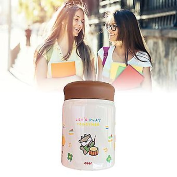 Isolerad vakuummatbehållare, 320 ml rostfritt stål isolerad mugg i rostfritt stål, isolerad matbehållare som håller vad den lovar