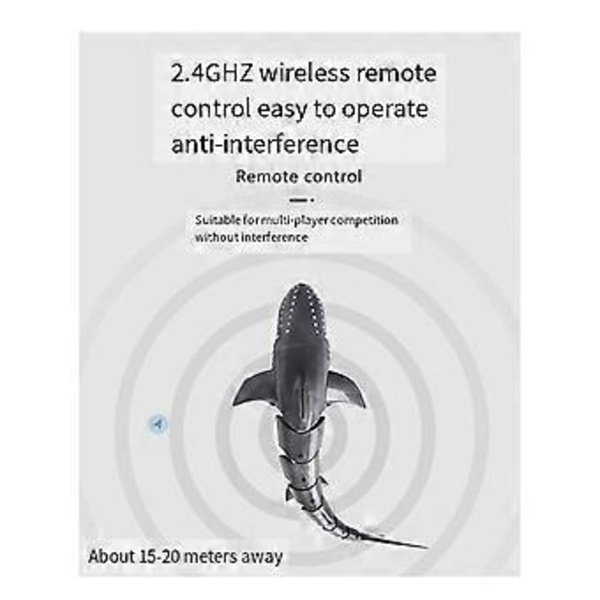 2.4G RC, RC Vesilelut RC Vene valolla uima-altaaseen, vesilelut (mukana 2 akkua)